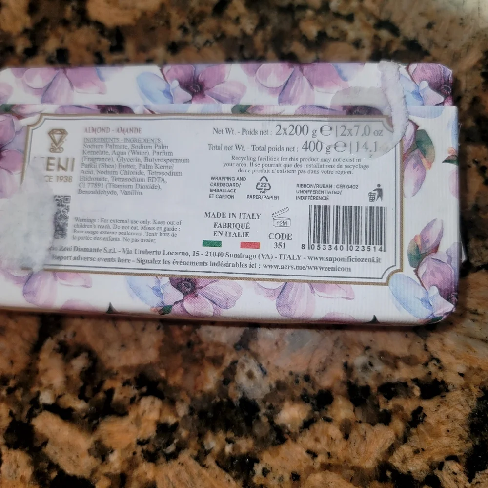 2 NWT Fragrant Soaps (Zeni & Whiskey River)